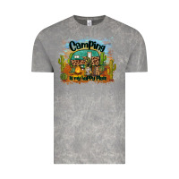 Cloud Rock camping is my happy place Vintage Tee - BarkalooDesign