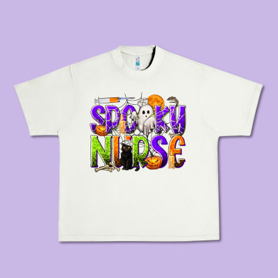 Halloween Spooky Nurse Urban Heavy Tee Designed By Texasbilliewilder