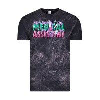Cloud Black medical assistant Vintage Tee - texasbilliewilder