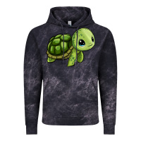 Cloud Black cute turtle Vintage Hoodie - Zillion Design Studio