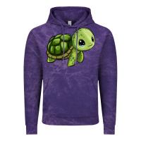 Cloud Purple cute turtle Vintage Hoodie - Zillion Design Studio