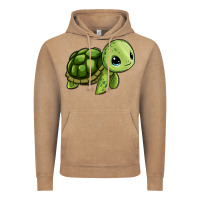 Vintage Coffee cute turtle Vintage Hoodie - Zillion Design Studio