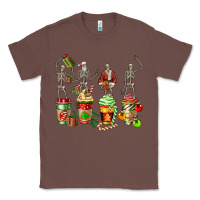 Chestnut christmas skeleton coffee cups Classic Tee - FaDigitalArtStudio