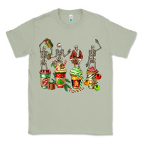 Matcha christmas skeleton coffee cups Classic Tee - FaDigitalArtStudio