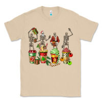 Mushroom christmas skeleton coffee cups Classic Tee - FaDigitalArtStudio