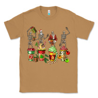 Toasted Coconut christmas skeleton coffee cups Classic Tee - FaDigitalArtStudio
