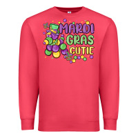 Cardinal mardi gras cutie Premium Sweatshirt - MaliasSmallBusiness