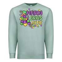 Seafoam mardi gras cutie Premium Sweatshirt - MaliasSmallBusiness