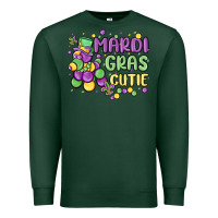 Sports Green mardi gras cutie Premium Sweatshirt - MaliasSmallBusiness