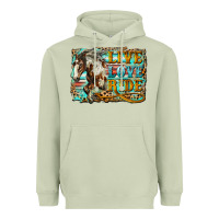 Matcha live love ride horse Heavyweight Hoodie - LillyAllenDesigns