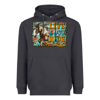 Smoke live love ride horse Heavyweight Hoodie - LillyAllenDesigns