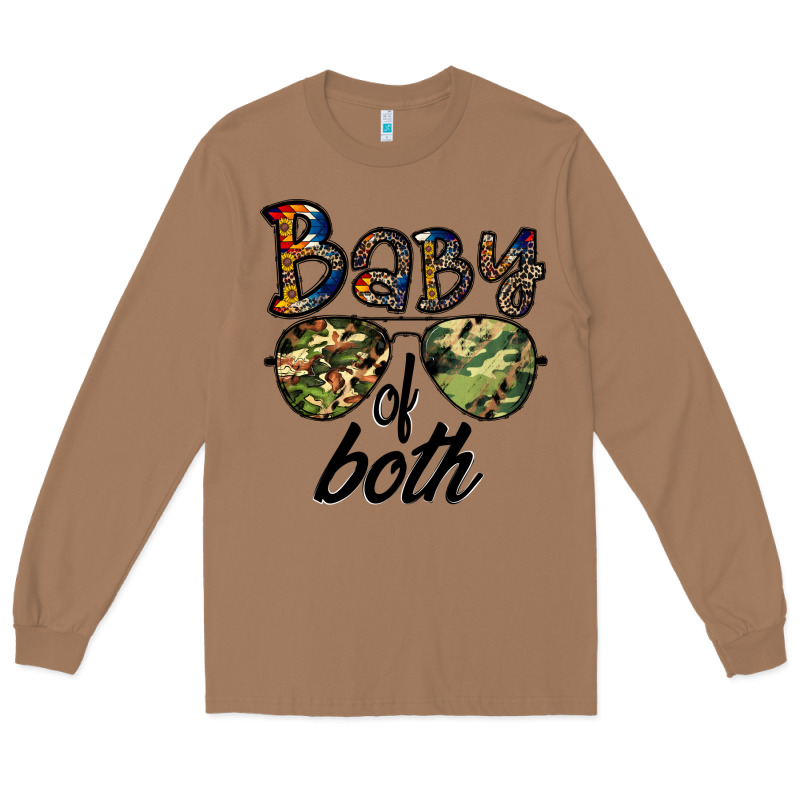 Baby Of Both Long Sleeve Tee by CowhideDigitalArt | Teevron
