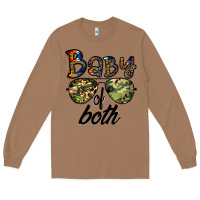 Toasted Coconut baby of both Long Sleeve Tee - CowhideDigitalArt