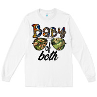 White baby of both Long Sleeve Tee - CowhideDigitalArt