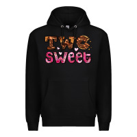 Black two sweet donut Premium Hoodie - AdoDesignShop