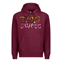 Burgundy two sweet donut Premium Hoodie - AdoDesignShop