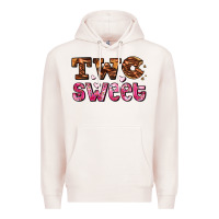 Pale Pink two sweet donut Premium Hoodie - AdoDesignShop