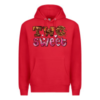 Red two sweet donut Premium Hoodie - AdoDesignShop