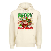 Sandshell merry christmas deer Premium Hoodie - MaliasSmallBusiness