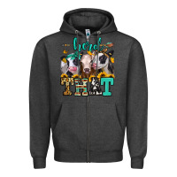 Charcoal Heather herd that heifers Zipper Hoodie - Jasminsmagicworld