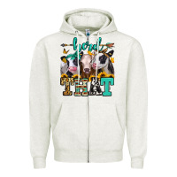 Oatmeal Heather herd that heifers Zipper Hoodie - Jasminsmagicworld