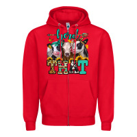 Red herd that heifers Zipper Hoodie - Jasminsmagicworld