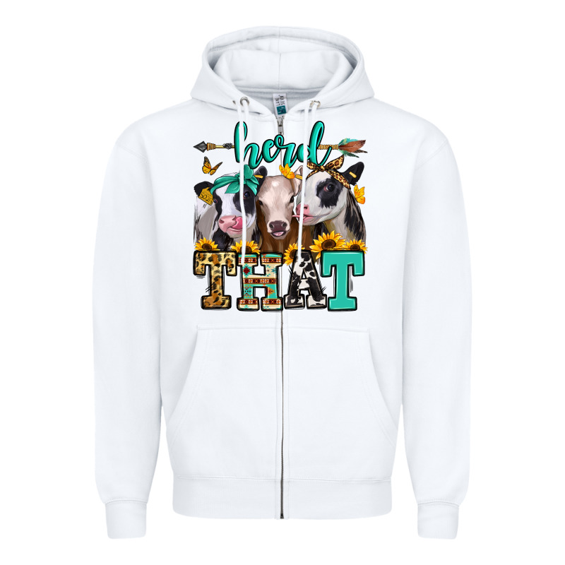 Herd That Heifers Zipper Hoodie by Jasminsmagicworld | Teevron