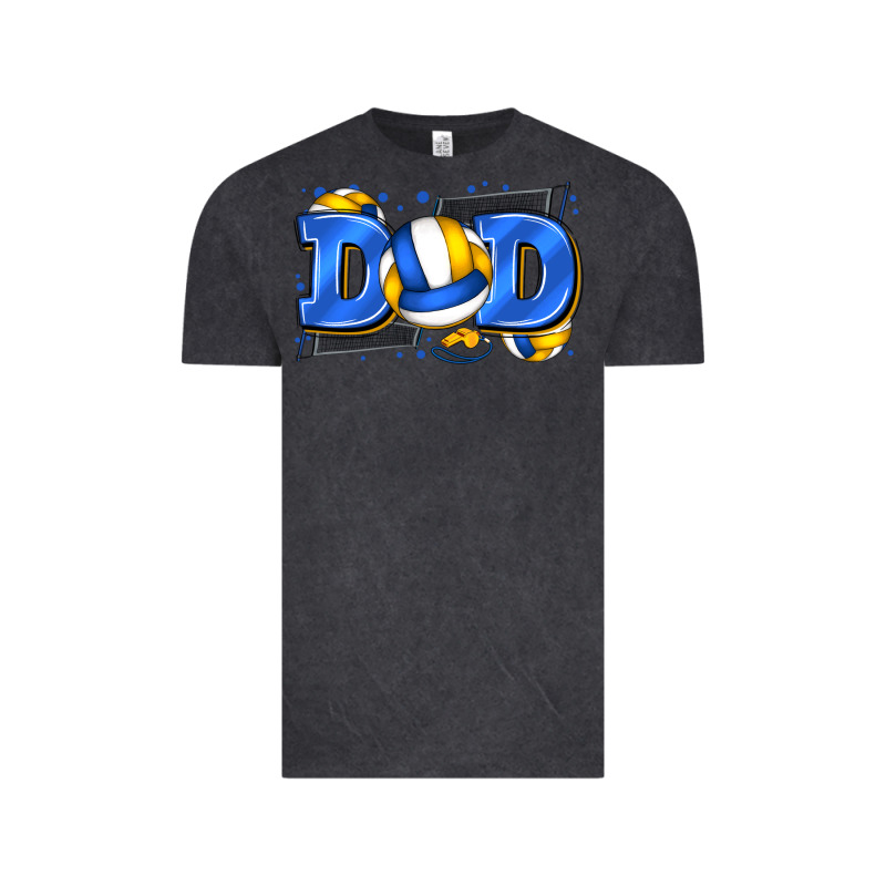 Dad Volleyball Vintage Tee by Zillion Design Studio | Teevron