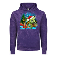 Cloud Purple christmas turtle Vintage Hoodie - Zillion Design Studio
