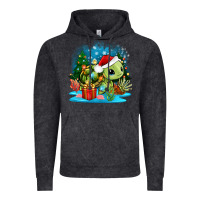 Vintage Arctic christmas turtle Vintage Hoodie - Zillion Design Studio