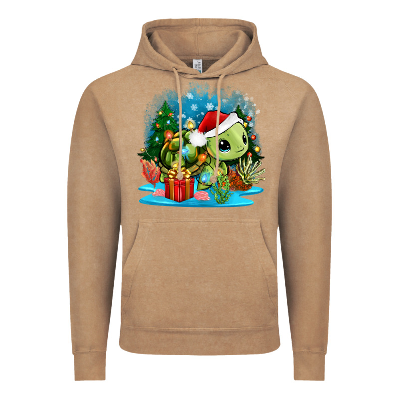 Christmas Turtle Vintage Hoodie by Zillion Design Studio | Teevron