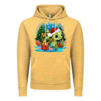 Vintage Mustard christmas turtle Vintage Hoodie - Zillion Design Studio