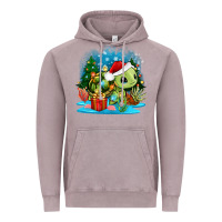 Vintage Zinc christmas turtle Vintage Hoodie - Zillion Design Studio