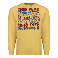 Antique Gold our flag Premium Sweatshirt - MaliasSmallBusiness