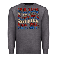 Charcoal Heather our flag Premium Sweatshirt - MaliasSmallBusiness