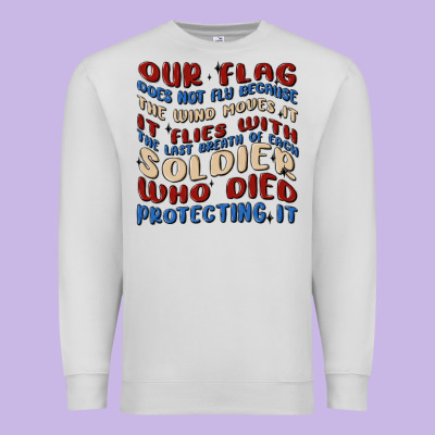 Our Flag Premium Sweatshirt Designed By Maliassmallbusiness