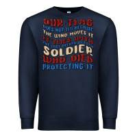 Navy our flag Premium Sweatshirt - MaliasSmallBusiness