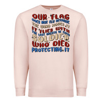 Pale Pink our flag Premium Sweatshirt - MaliasSmallBusiness