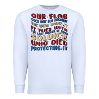White our flag Premium Sweatshirt - MaliasSmallBusiness