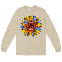 Mushroom firefighter sunflower Long Sleeve Tee - HRA Design Shop