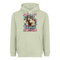 Matcha just a girl who loves horses mustang Heavyweight Hoodie - LillyAllenDesigns