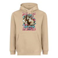 Mushroom just a girl who loves horses mustang Heavyweight Hoodie - LillyAllenDesigns