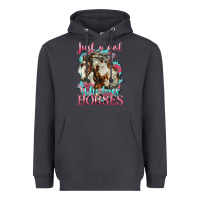 Smoke just a girl who loves horses mustang Heavyweight Hoodie - LillyAllenDesigns