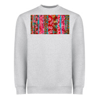 Heather Grey Love brushstrokes xoxo leopard and turquoise Heavyweight Sweatshirt - RanaPortraitStore