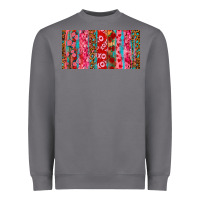 Storm Love brushstrokes xoxo leopard and turquoise Heavyweight Sweatshirt - RanaPortraitStore