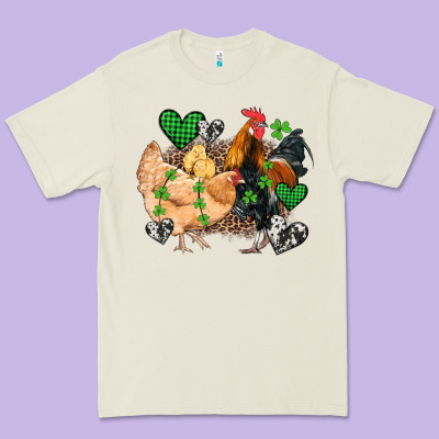 St Patricks Day Coop Animals Premium Tee Designed By Artiststas
