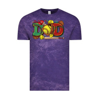 Cloud Purple dad softball Vintage Tee - Zillion Design Studio