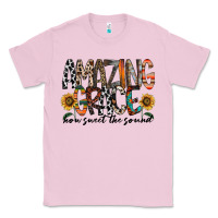 Bubblegum Pink amazing grace how sweet the sound Classic Tee - RacoonDesign