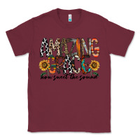 Burgundy amazing grace how sweet the sound Classic Tee - RacoonDesign