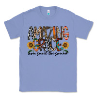 Colony Blue amazing grace how sweet the sound Classic Tee - RacoonDesign